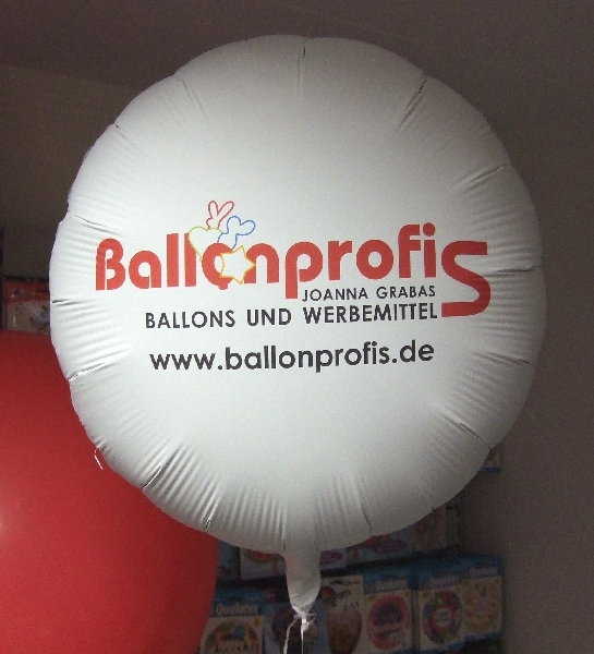 Foto Folien Ballons mit Firmen-Aufdruck