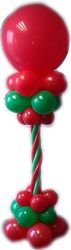 Ballon-Dekoration zu Weihnachten mit Latex-Ballons
