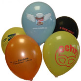 Bedruckte Luftballons mit Werbe-Aufdruck