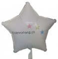 Folien-Ballon 45 cm Herz 4 farbiger Werbedruck