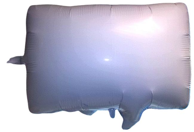 Folienballon als individuelle Form einer Sprechblase