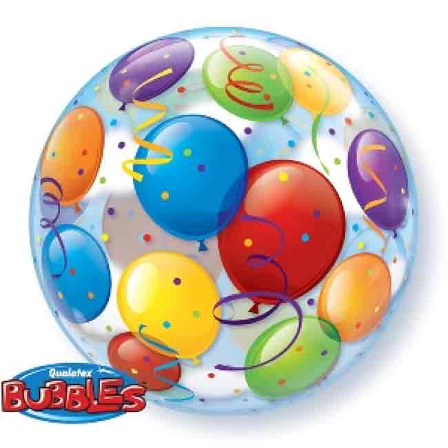 Qualatex-Bubble mit Ballon Aufdruck