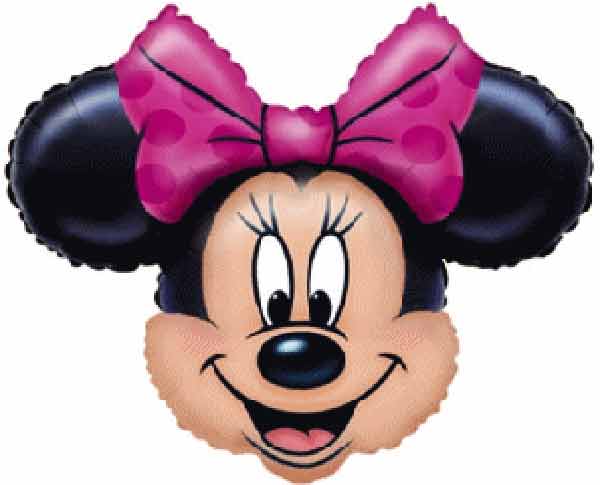 Minnie-Mouse Kopf als Folien-Ballon